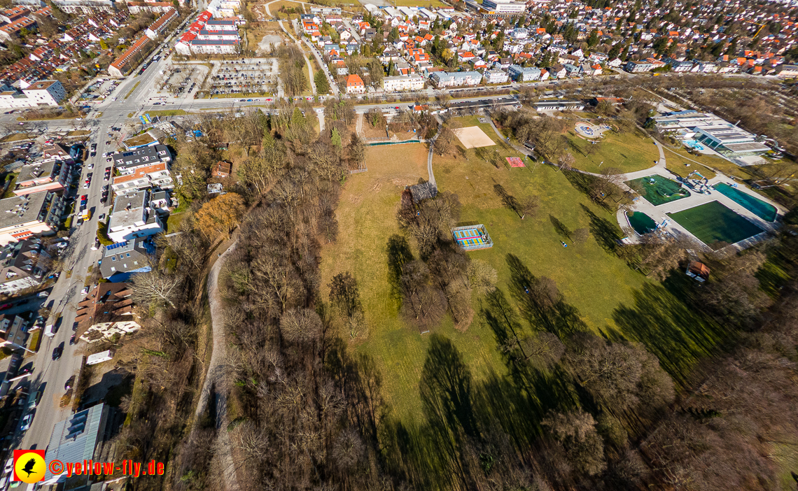 20.02.2023 - der Hachinger Bach und das Michaelibad in Neuperlach